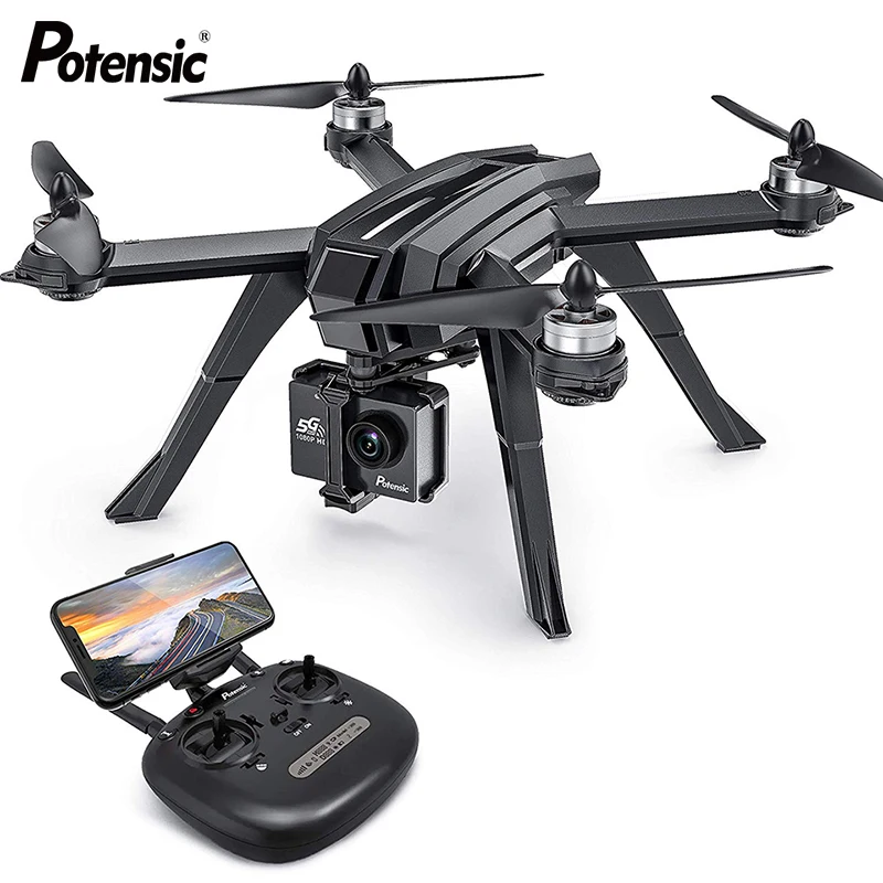 $157.87 Professional GPS Drone Potensic D85 Drones Quadcopters Brushless follow me Mode Remote Control RC H