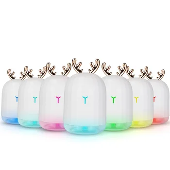 

KBAYBO 220ml USB Ultrasonic Humidifier Aroma Essential Oil Diffuser with 7 Color Change LED Night light Cool Mist for home