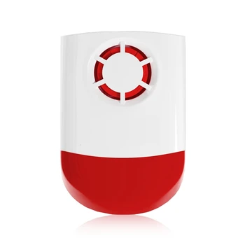 

Outdoor Wireless Siren With Flashing Strobe For The Smart Wi-Fi Alarm System Eu Plug