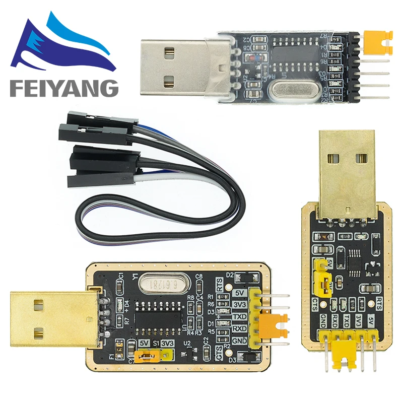 Преобразователь CH340G/CH340E USB в TTL Модуль UART CH340 3 В 5 В|usb to ttl|usb ttl converterusb |