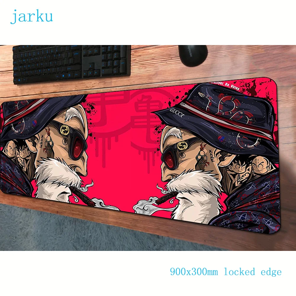 Цена 900x300x2 мм коврик для мыши Dragon Ball игровой коврик для мыши геймер Коврик для мыши высокого класса игровой компьютерный коврик для ноутбука игро...