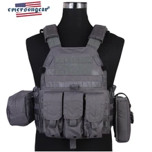 Emerson gear Emerson Body Armor LBT6094A стиль тактический жилет пластина Перевозчик W 3 мешочки военная армия, для страйкбола gear Wolf серый