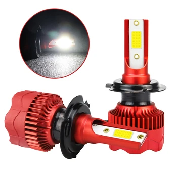 

2 pcs CSP LED Headlight Bulbs For D10 Car Light H1 H3 H4 H7 H11 9003 9005 9006 HB4 4800LM 50W LED Lamp Car Headlight Bulbs