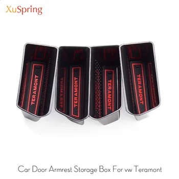 

for VW Atlas Teramont 2017 2018 2019 7seats Car Refit Door Storage Box Handrail Box Accessory Car Styling