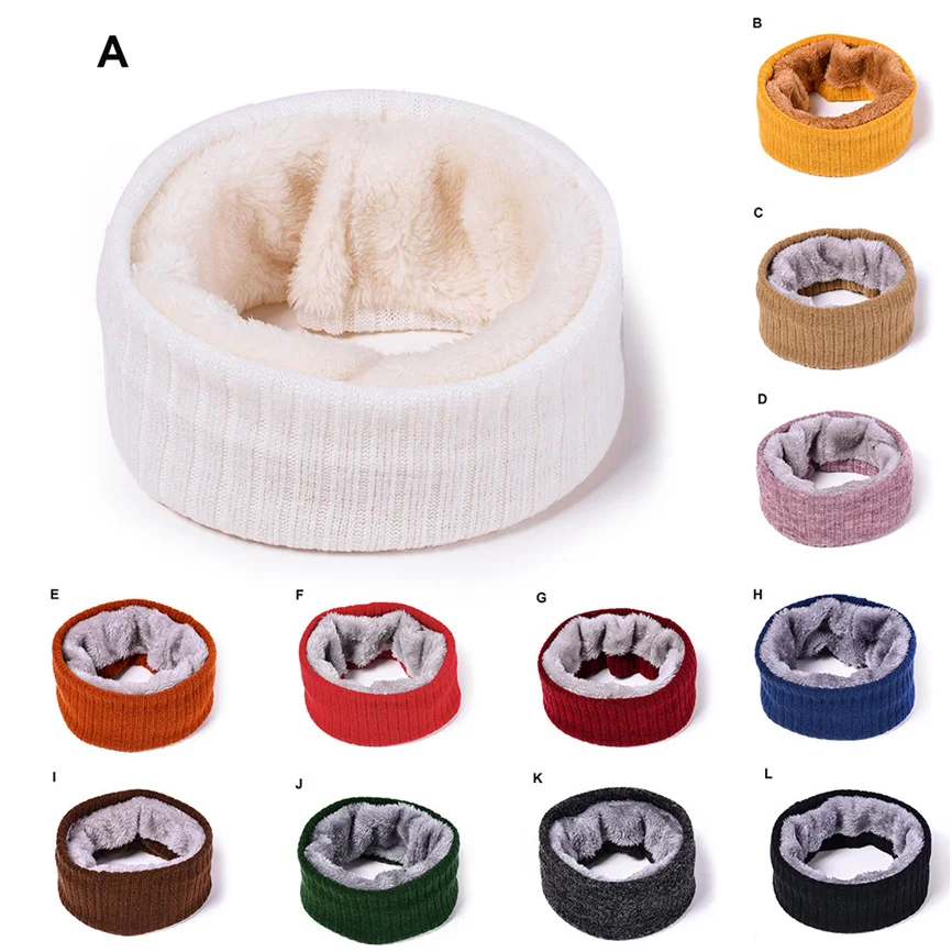 

Baby Scarf Fashion Children Winter Keep Warm Soild Scarf Boys Girls Baby Knitted Collar Neck Scarves