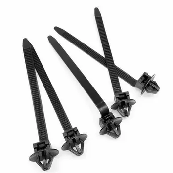 

Fastener Cable Ties Clips Car Universal Wire 50pcs Accessories Tool Cable Hose Zip Strap Black 80mm*5mm Durable
