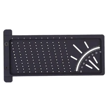 GTBL деревообрабатывающий Scribe угол Scriber алюминиевое отверстие позиционирования линейка, измерительный инструмент