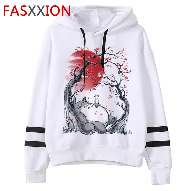 Anime Hoody Sweatshirts Graphic Miyazaki Studio Ghibli Totoro Funny Kawaii Harajuku Cartoon