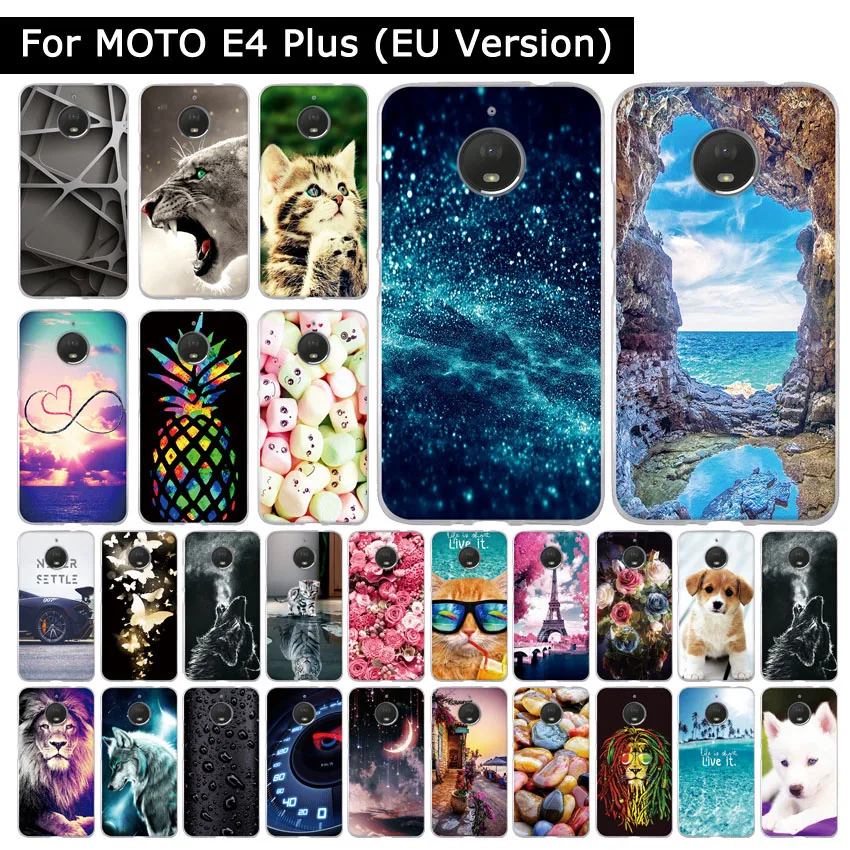 Мягкий чехол из ТПУ для Motorola MOTO E4 Plus европейская версия силиконовый E4Plus XT1770 XT1773