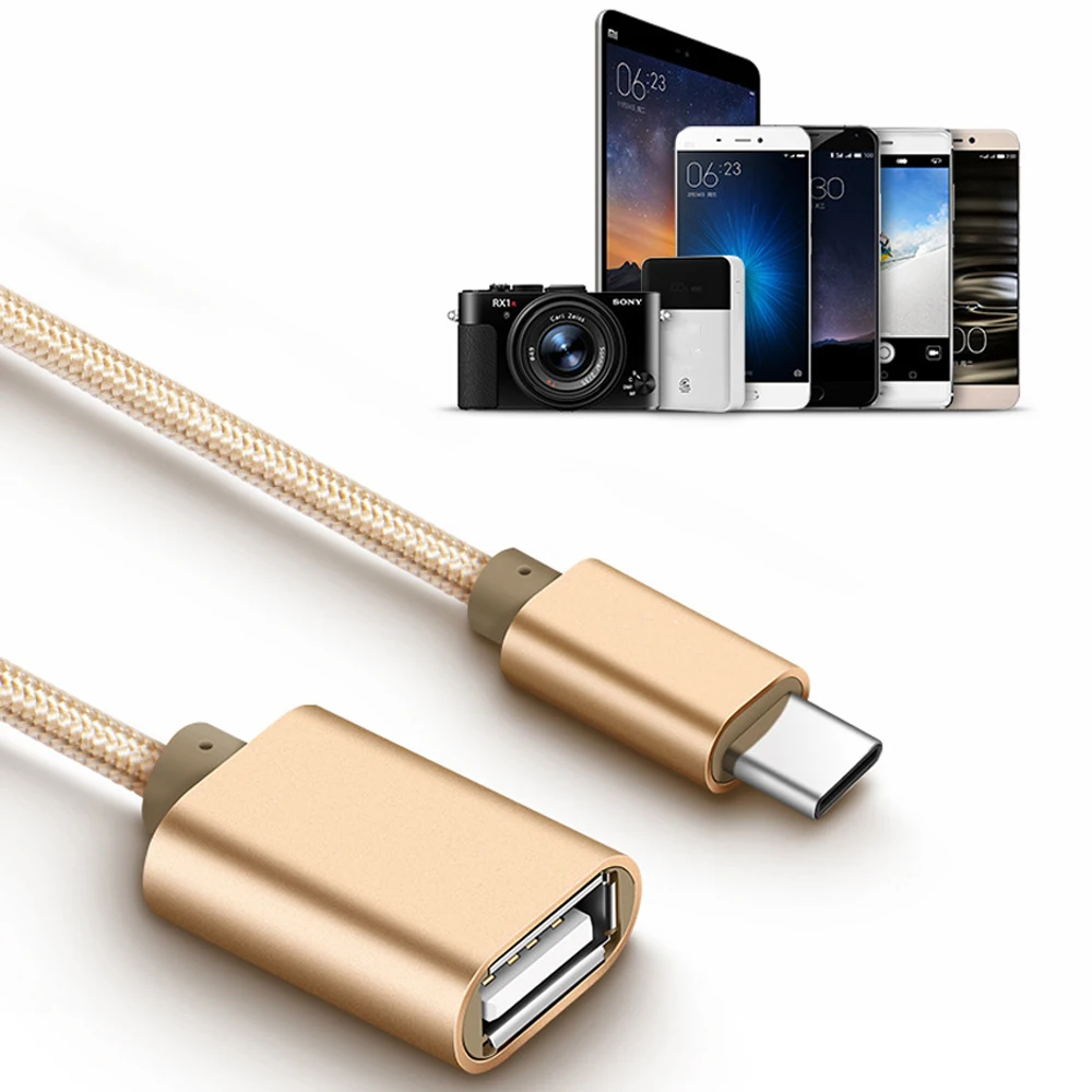 10 шт. для type-C к USB 2,0 для адаптер типа OTG C кабель для передачи данных разъем для компьютера ПК для смартфона