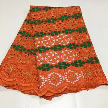 

5yards hollow out Swiss voile lace in switzerland african lace fabric the latesteyelet swiss lace fabric for dress HS9192