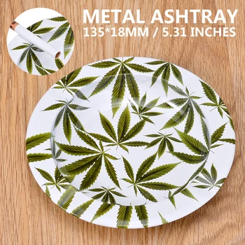 

1pc Ashtray Round Metal Ashtray Smoking Pipe Holder Home Office Tools Accessoires Eco-Friendly
