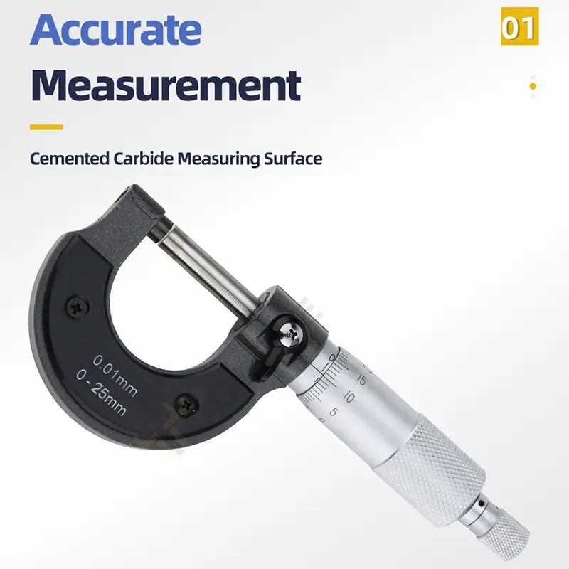 External Micrometer Set Outside Micrometer Micro Meter Mechanical Micrometers Measuring Tools Micrometric Gauges For Measurement image 2