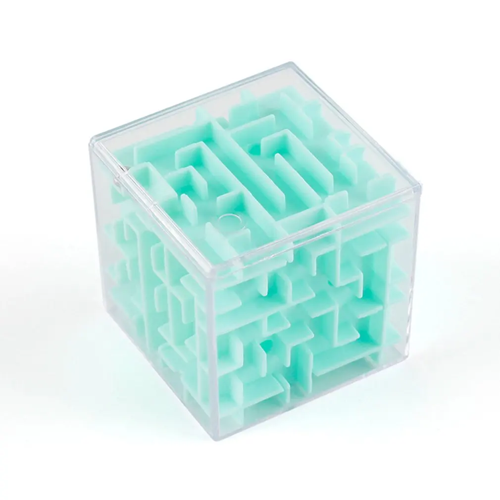 Cube magique labyrinthe 3D Transparent, Puzzle à Six faces, Cube