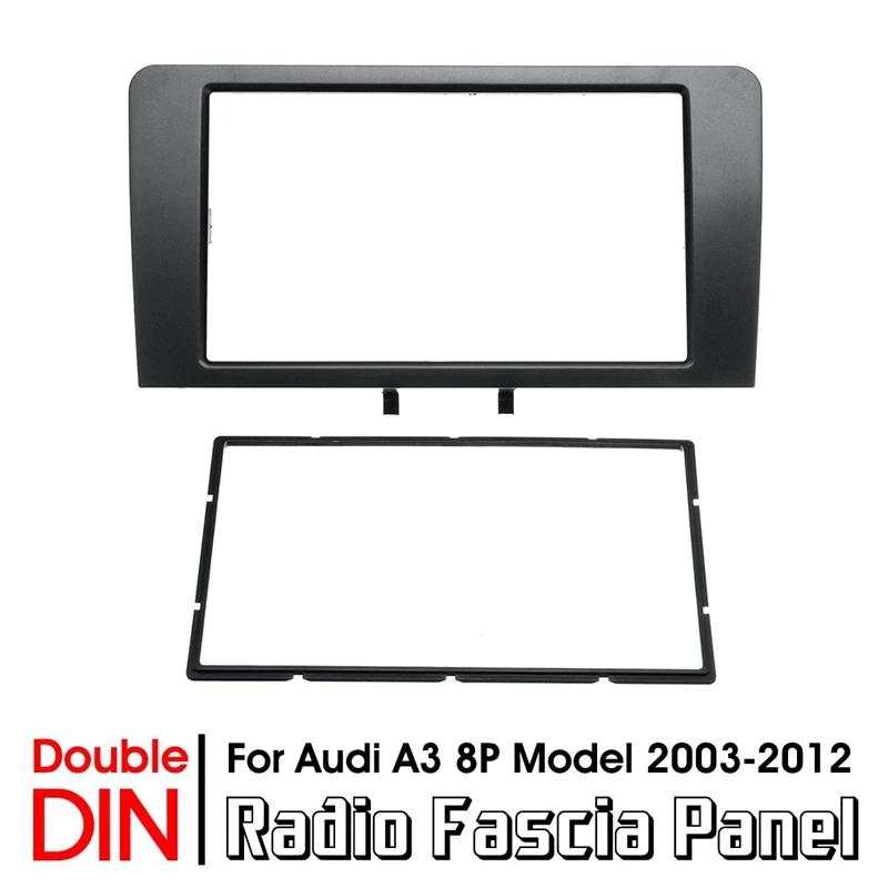 2Din Автомобильная панель Fascia стерео адаптер рамка крышки обшивки для Audi A3 8P 2003-2012 |