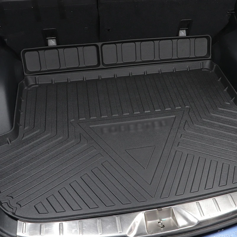 QHCP TPE Trunk Mat Tray Liner Cargo Pads Protection Waterproof 1Pcs For Subaru Forester 2013-2019 Outback 2015-2019 XV 2012-2019