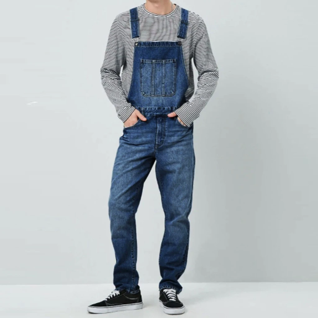 mens ripped overalls