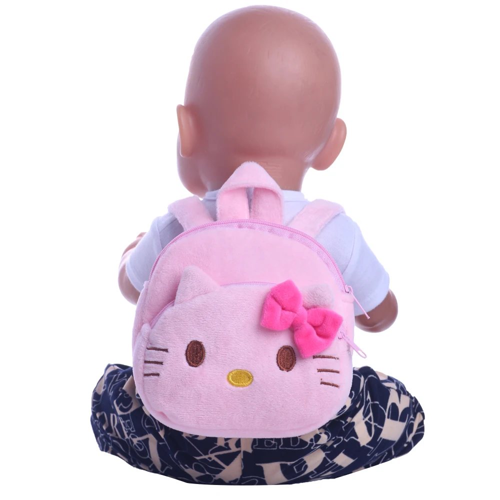 

Doll Backpack Cat Cute For 18 Inch American&43Cm Baby New Born Doll Clothes Accessories Girl`s Toy