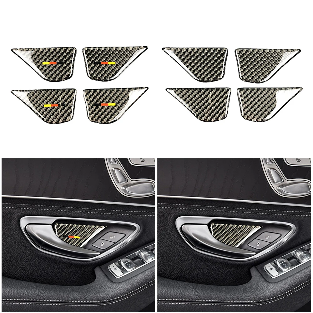 Pegatina Embellecedora De Interior De Fibra De Carbono Para Coche Para Mercedes Benz W205 C180 C200 C300 Glc260 Copa De Agua Altavoz Ventilación Decoración Pegatinas Interiores Automotrices Aliexpress