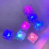 8Pcs Kids Bathing Luminous Ice Cubes Cute Animal Print Colorful LED Light Toys 2