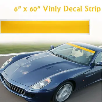 

Accessories Car Sticker Universal 15x152cm 60x6'' Windshield Banner Vinyl