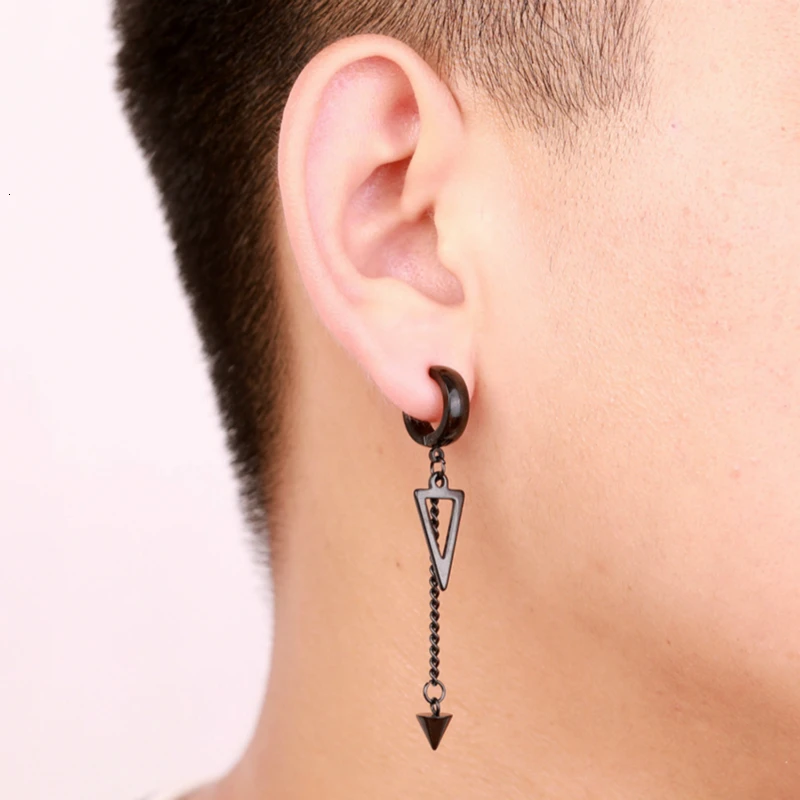 mens dangle earrings
