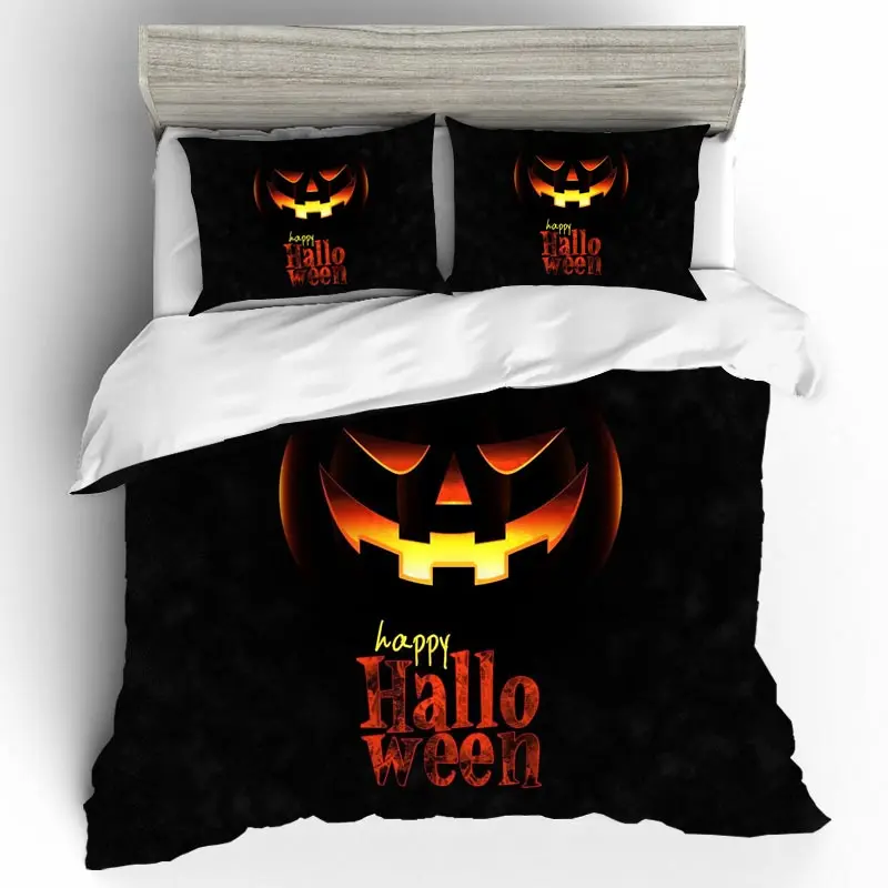 

Home Textiles Bed Linen Set Halloween Luxury Kid Quality 3D Couple King Size Bedding Set Duvets And Linen Sets Bed Linen Cotton