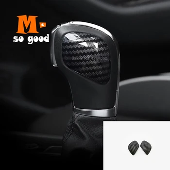 

ABS Matte/Carbon fibre 2017 2018 For Teramon t Atlas Gear Shift Lever Knob Handle Cover Trim Auto Interior Styling Accessories