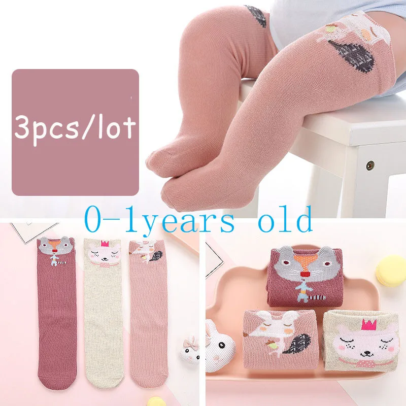 0-1 years old E 3 пар/упак. Детские облегающие Гольфы с рисунком Гольфы Calcetines, носки для новорожденных девочек - Цвет: 0-1 years old E
