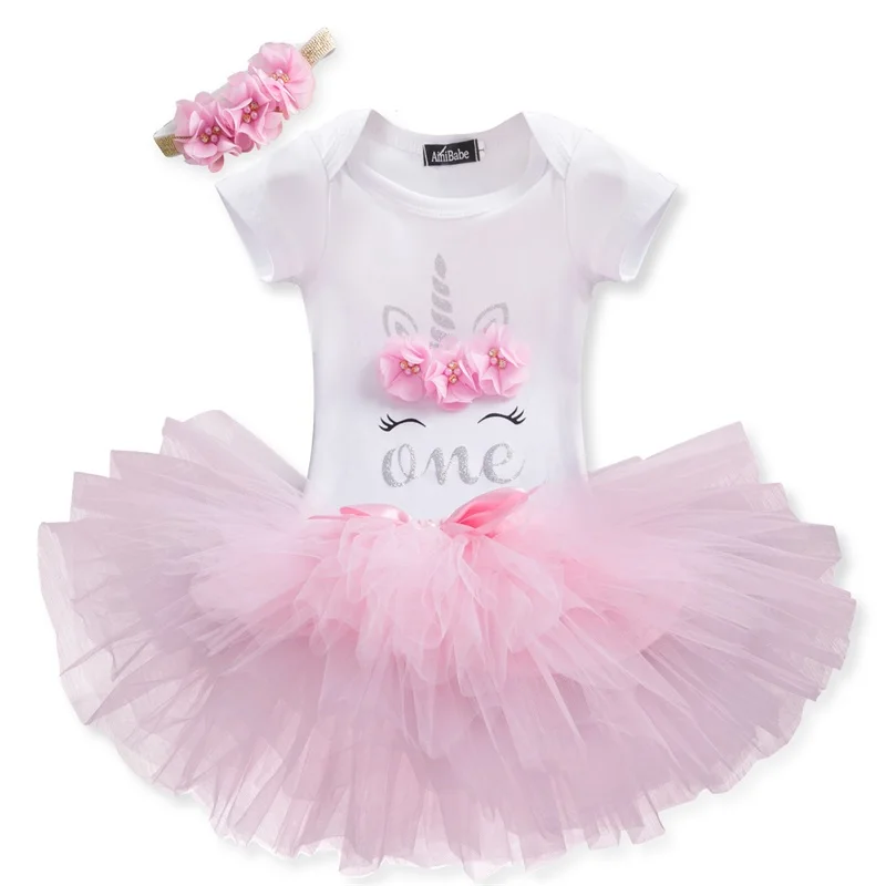 Необычные 1 год, платье для дня рождения платье с Минни Маус вверх Детский костюм с узором в горошек; юбка-пачка для маленьких девочек Костюмы для детей со брюками; одежда для малышей; - Цвет: Pink 1