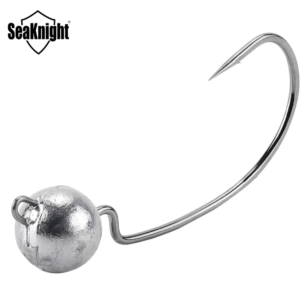 SeaKnight SK03 вольфрамовый стальной рыболовный крючок 5 шт. рыболовные крючки свинцовая головка 3,5 г 5 г 7 г кривошипный крючок