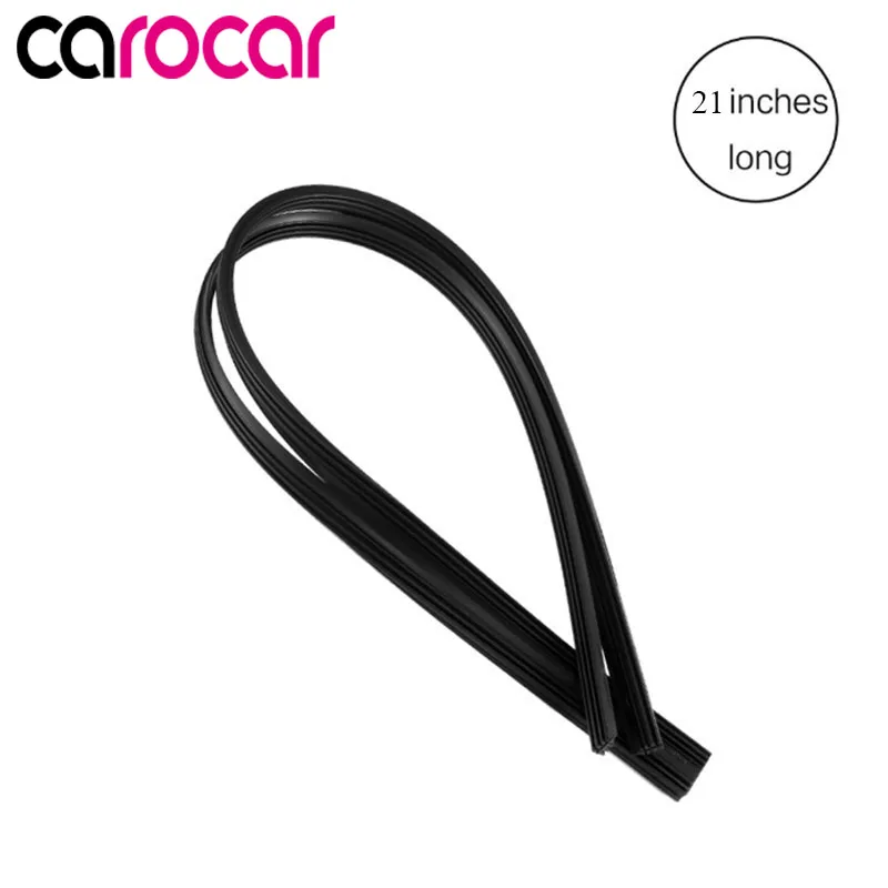Carocar лобовое стекло 6 мм 1" 16" 1" 18" 1" 20" 2" 22" 2" 26" 2" Автомобильная Щетка стеклоочистителя Сменная вставка запасная Резиновая полоса - Цвет: 2pcs 21 inches