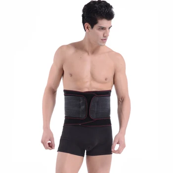 

New Adjustable Tourmaline Magnetic Self Heating Lower Back Lumbar Waist Support Belt Pad Bone Care Release Pain From Illness
