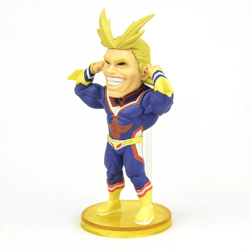 Япония подлинный аниме banpresto My Hero Academy All Might izku URARAKA Tsuyu Tenya Minoru виноградный сок 8 см коробка Фигурки игрушки подарок