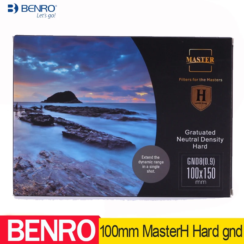 

Benro MasterH 100mm x 150mm HARD gnd4 GND8 gnd16 GND0.9 (3 остановки) стеклянный квадратный фильтр