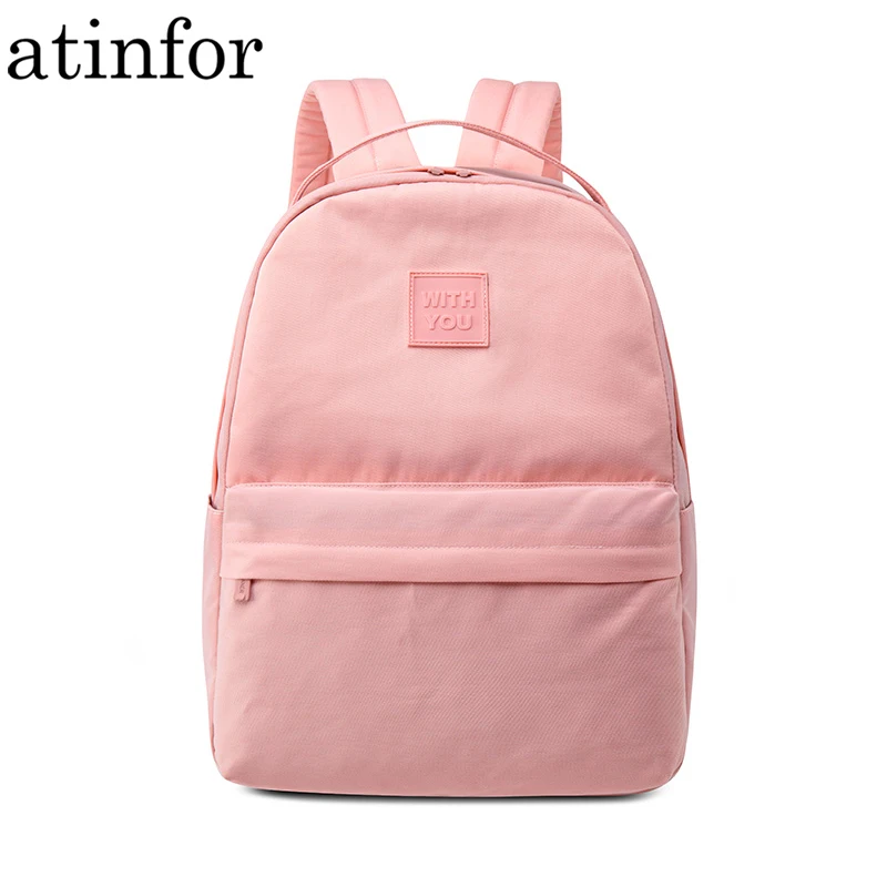 Atinfor брендовый Складной Водонепроницаемый рюкзак для женщин, большая сумка для ноутбука, школьная сумка для книг для девочек-подростков