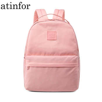 

atinfor Brand Foldable Waterproof Backpack Women Large College Laptop Bag School Bookbag for Teenage Girls