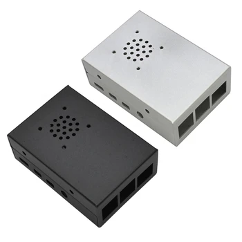

Fit for Raspberry Pi 4 Metal Enclosure Protective Box Shell Case