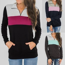 Женские пуловеры на молнии, толстовки, Осенние повседневные полосатые спортивные рубашки с длинным рукавом, кепки, тренировка в тренажерном зале