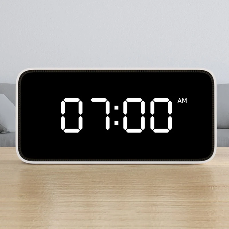  Xiaomi Xiaoai Smart Alarm Clock AI Voice Broadcast Clock ABS Table Dersktop Clocks AutomaticTime Ca - 4000202362212