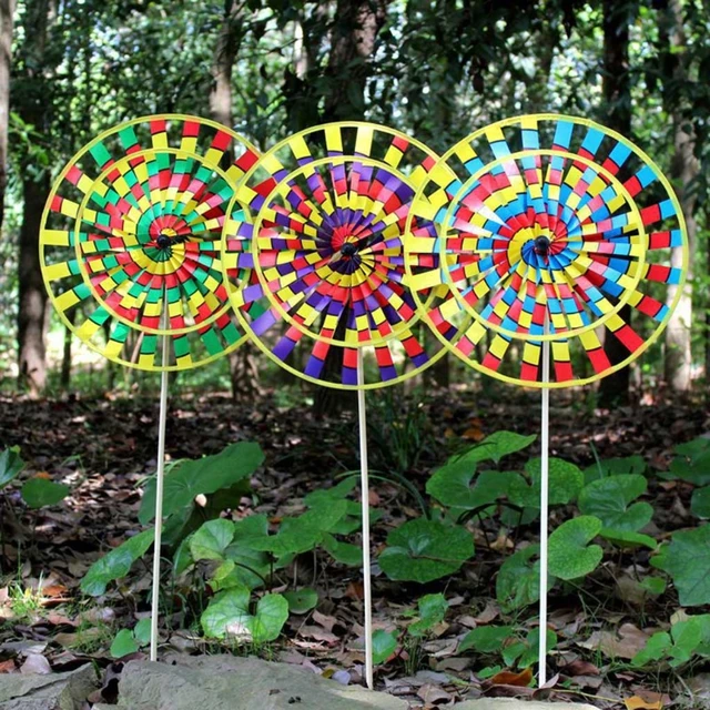 1 Pc Windmill Plastic Handmade Wind Spinner Ornament Kids Toys For Garden  Kid's Room Party Store Decoration Outdoor Product - AliExpress