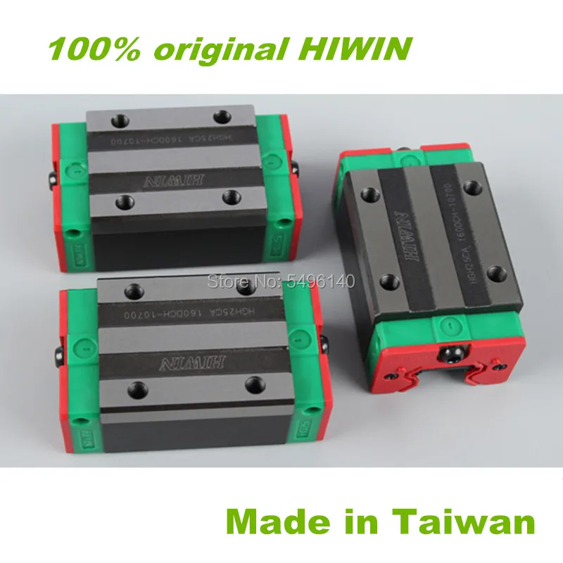 100% Оригинальный линейный блок HIWIN HGH15CA HGH20CA HGH25CA HGH30CA HGW15CA HGW20CA HGW25CA для линейного