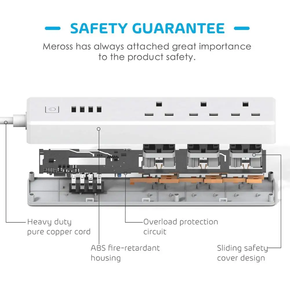 meross smart wifi surge protector