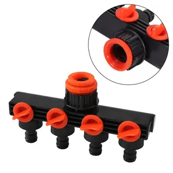 

1\" to 3/4\" to 1/2\" Female Thread 4 Way Hose Splitters for Automatic Water Pipe U90A