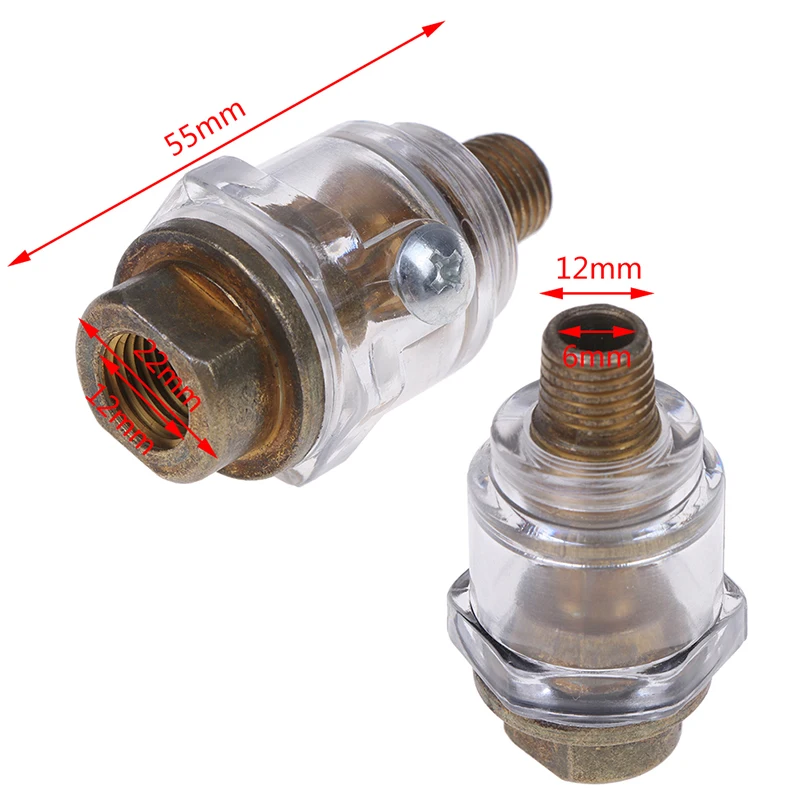 Аппаратный масленка смазка 1/4 "BSP мини в линии масленка смазка для пневматического инструмента и воздушная труба компрессора