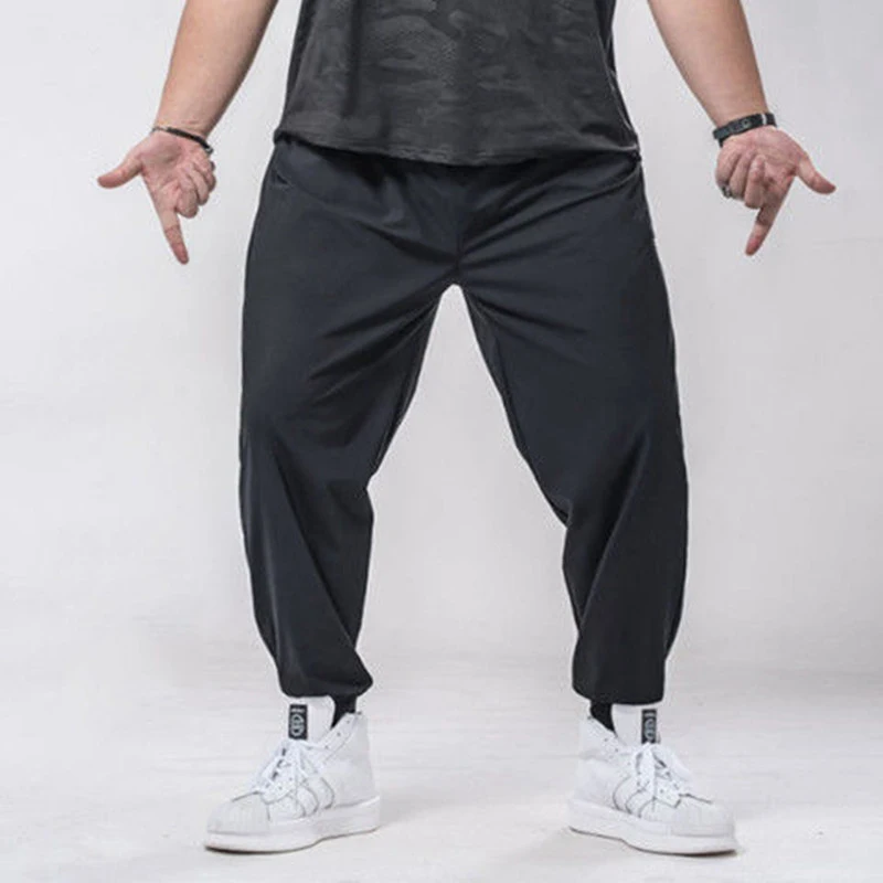 8XL Oversize Pants Men Casual Pants Sweatpants Baggy Clothing Sports Joggers Jogging Quick Dry Black Trousers For Men Men Pants