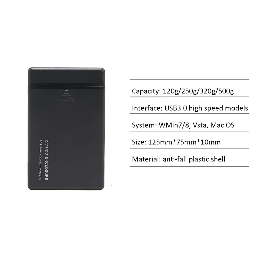 Внешний жесткий диск 2," USB3.0 SATA3.0 мобильный жесткий диск высокоскоростной жесткий диск 6 Гбит/с жесткий диск внешний жесткий диск