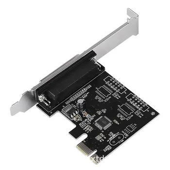

IEEE 1284 DB25 25 Pin Parallel Port PCI-E PCI Express Card Adapter for PC Computer