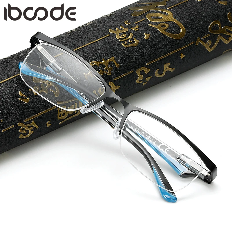 

iboode Reading Glasses Men Women Anti Radiation Blue Light Filter Lens Eyeglasses Presbyopia Eyewear Reader +1.0 To +4.0 Unisex