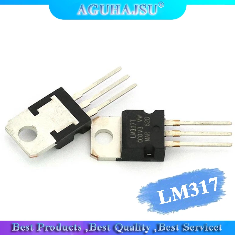 

LM317T LM317 Voltage Regulator IC 1.2V to 37V 1.5A TO-220 new original